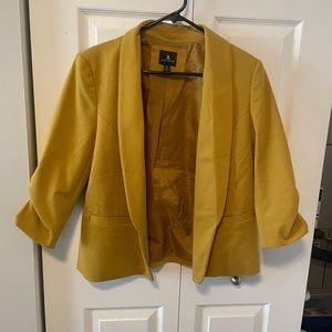 3/4 sleeve blazer